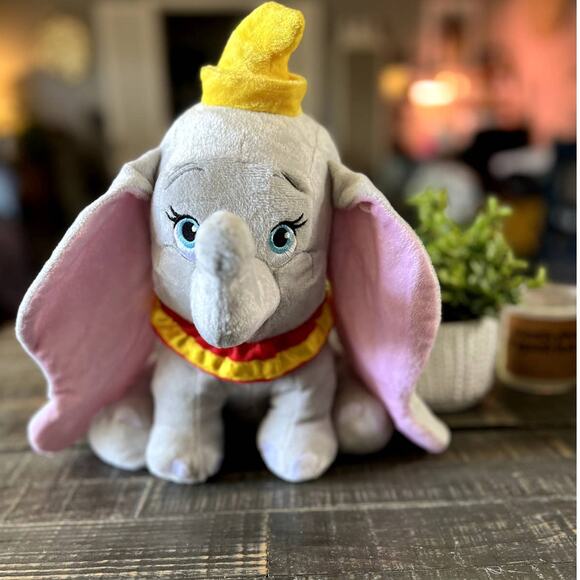 Disney Dumbo Plush, Gray Elephant Stuffed Animal 12" Toy - Picture 1 of 6